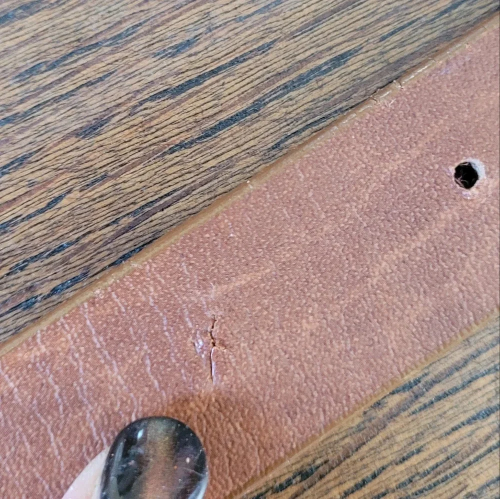 Levi's 501 Original Brown Leather Men's 43 Inch Belt